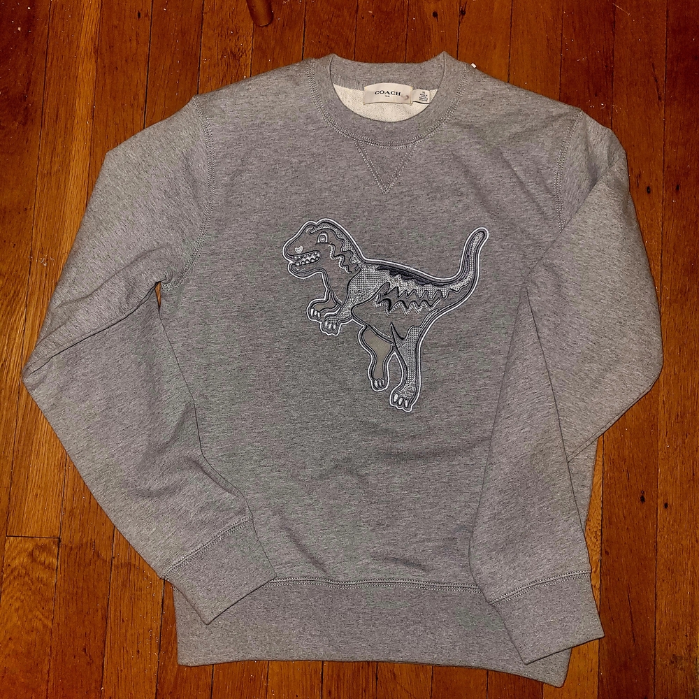 Coach Gray Rexy Sweater